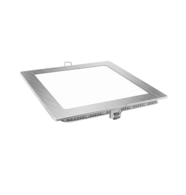 Downlight led cuadrado empotrar 18W níquel satinado (3000K, 4000K y 6000K)