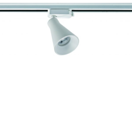 Foco de carril led monofásico 649T16 blanco