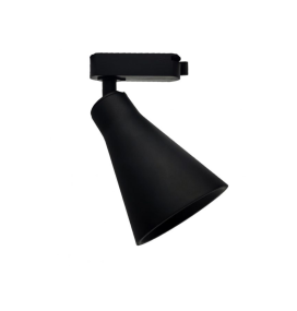 Foco de carril led monofásico 649T17 negro