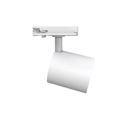 Foco de carril led COB monofásico blanco 10W