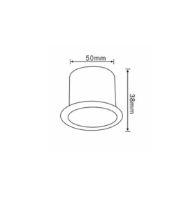 Bombilla led GU10 7W (3000K, 4000K y 6000K) difusor opal