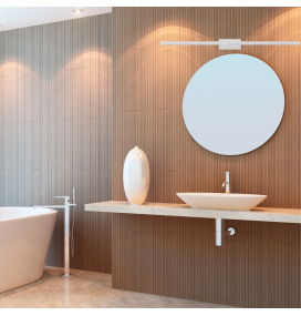 Aplique led para espejo Mantra Morne 16W blanco