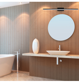 Aplique led para espejo Mantra Morne 20W negro