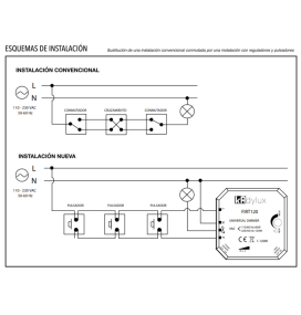 Regulador led universal con memoria de red e intensidad Kadylux Firt120