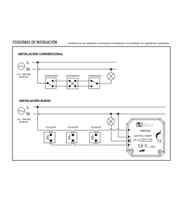 Regulador led universal con memoria de red e intensidad Kadylux Firt240