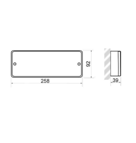 Luz de emergencia Aerlux Serie 10 60Lm IP65 estanca