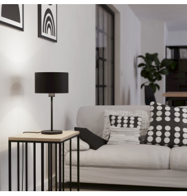 Lámpara de mesa Eglo Maserlo 1 negra