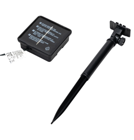 Luces de navidad exterior solar con estrellas y copos de nieve 10m fría