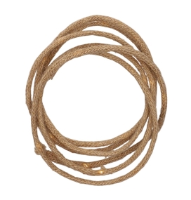 Guirnalda luces con cuerda 1,9m cálida pilas