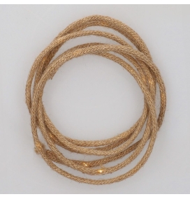 Guirnalda luces con cuerda 1,9m cálida pilas