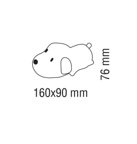 Lámpara infantil sin cables Perrito Charlie 1,5W CCT
