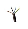 CABLE MANGUERA NEGRA 4 X 0.5mm (Precio por metro)