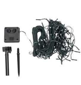 Cortina carámbano de luz led solar 5m 6500K