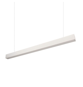 Lámpara lineal led colgante o superficie 40W 120cm blanca CCT