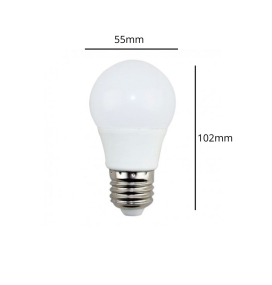 Bombilla led esférica E27 9W 720Lm