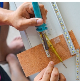 SOLDADURA TIRA LED 220V