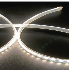 Bobina de tira led SMD 220V 12W 1140Lm/m CRI80 IP65 ancho 10mm corte 10cm 50M