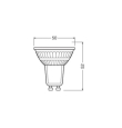 Bombilla led GU10 Ledvance/Osram PAR16 6,9W 575Lm 36º