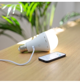 Bombilla led E27 recargable Newgarden Lapera CCT con mando