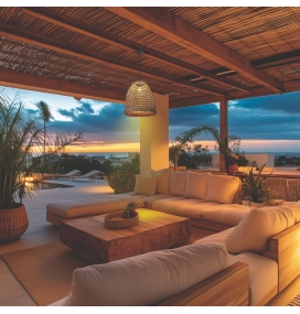 Lámpara colgante Newgarden Positano cable E27