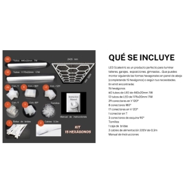 Lámpara de techo led para talleres y garajes SCALEXTRIC 624W 6000K