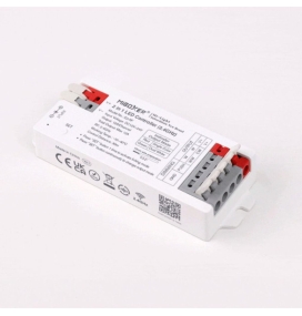 Controlador 2 en 1 para tiras led monocolor y CCT 12-24V RF y pulsador
