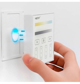 Mando de pared B2 para tiras led monocolor y CCT 4 zonas