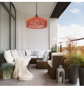 Lámpara de techo colgante Newgarden Calabardina terracota
