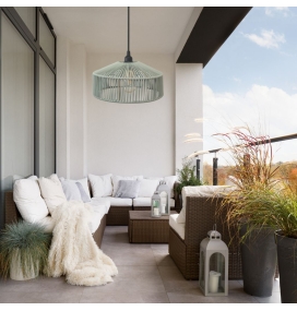 Lámpara de techo colgante Newgarden Calabardina verde