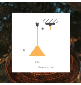 Lámpara de techo colgante Newgarden Maro