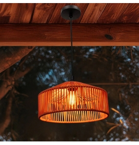 Lámpara de techo colgante Newgarden Calabardina terracota