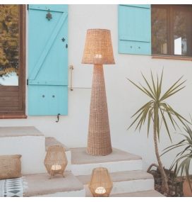 Lámpara led de pie Newgarden Lola 165 Nature batería recargable