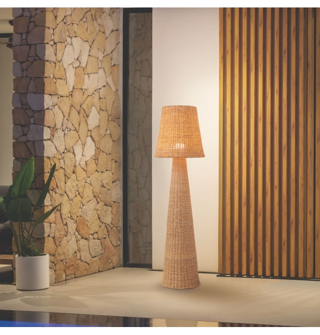 Lámpara led de pie Newgarden Lola 165 Nature batería recargable