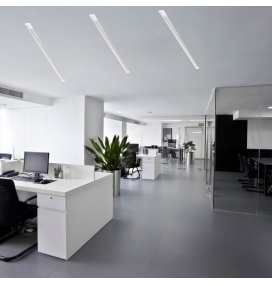 Barra lineal led slim Filux 20W CCT 60cm blanca