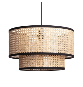 Lámpara colgante decorativa ratán Thalia E27