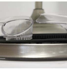 Ventilador de techo led con aspas retráctiles Delta 72W níquel