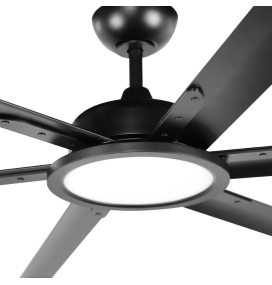 Ventilador de techo led Acacia 20W negro Ø250cm