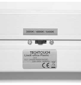 Lámpara lineal led de techo o colgante 40W 118cm blanca CCT