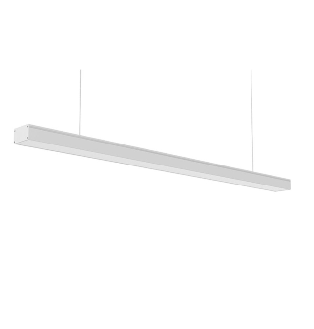 Lámpara lineal led de techo o colgante 40W 118cm blanca CCT