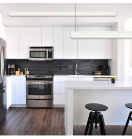 Lámpara lineal led de techo o colgante 40W 118cm blanca CCT