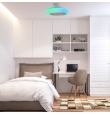 Ventilador de techo led New York RGB blanco con altavoz