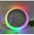 Ventilador de techo led New York RGB blanco con altavoz