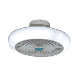 Ventilador de techo led New York RGB blanco con altavoz