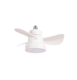 Ventilador de techo led E27 Alhelí 15W CCT blanco