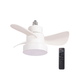 Ventilador de techo led E27 Alhelí 15W CCT blanco