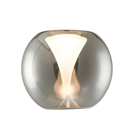 Tulipa redonda cromo para lámparas Andrómeda de Mantra