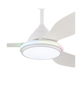 Ventilador de techo led Yoi 3 blanco 31W RGB