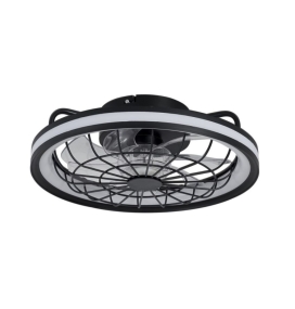 Ventilador de techo led Aira 50W negro
