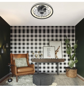 Ventilador de techo led Aira 50W negro