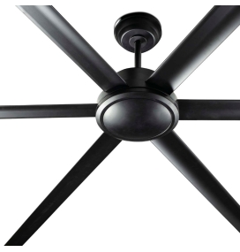 Ventilador de techo sin luz Faro Rotterdam 30 XXL negro